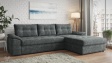 Ъглов диван Азалия с посока графит - изглед 1 - МебелМаг Ъглов диван Азалия с посока графит - изглед 1