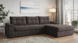 Ъглов диван Азалия с посока кафяв - изглед 1 - МебелМаг Ъглов диван Азалия с посока кафяв - изглед 1