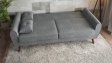 Диван Мерива триместни сив - изглед 3
