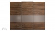 Гардероб Калатрава с плъзгащи врати кафяв дъб пиемона с лате - изглед 4 - МебелМаг Гардероб Калатрава с плъзгащи врати кафяв дъб пиемона с лате - изглед 4