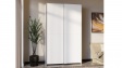 Гардероб Хомано с плъзгащи врати бял - изглед 2