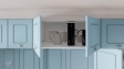 Кухня Зана прави деним мат с бяло гладко - изглед 6