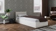 Легло 90/200 Адам с включен матрак Бонел 90/200 дъб крафт бял - изглед 1 - МебелМаг Легло 90/200 Адам с включен матрак Бонел 90/200 дъб крафт бял - изглед 1
