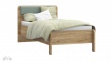 Легло 90/200 Холис с включен матрак Бонел 90/200 дъб маувела с олив - изглед 2