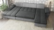 П-образен диван Савона с посока графит със сиво - изглед 4 - МебелМаг П-образен диван Савона с посока графит със сиво - изглед 4