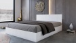 Спалня 160/200 Арго с включен матрак Бонел 160/200 бял фладер - изглед 1 - МебелМаг Спалня 160/200 Арго с включен матрак Бонел 160/200 бял фладер - изглед 1