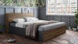Спалня с ракла 180/200 Хироу с включен матрак Бонел 180/200 дъб вотан с черно шагре - изглед 1 - МебелМаг Спалня с ракла 180/200 Хироу с включен матрак Бонел 180/200 дъб вотан с черно шагре - изглед 1