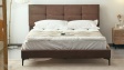 Тапицирана спалня 160/200 Аленя с включен матрак Sleep Nuvia 160/200 кафяв - изглед 2
