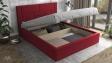 Тапицирана спалня 160/200 Биляна с включен матрак Бонел 160/200 червен - изглед 2