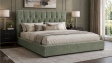 Тапицирана спалня 180/200 Деляра с включен матрак Sleep Nuvia 180/200 зелен - изглед 1