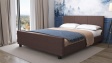 Тапицирана спалня 160/200 Гера с включен матрак Sleep Nuvia 160/200 кафяв - изглед 1