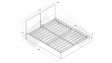 Тапицирана спалня 160/200 Мавира с включен матрак Sleep Nuvia 160/200 керемида - изглед 4