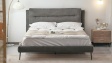 Тапицирана спалня 160/200 Нарелия с включен матрак Sleep Nuvia 160/200 сив - изглед 2