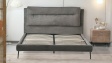 Тапицирана спалня 160/200 Нарелия с включен матрак Sleep Nuvia 160/200 сив - изглед 4