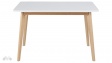 Трапезна маса Грейн неразтегателни светъл дъб с бяло - изглед 2