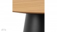 Трапезна маса Соли неразтегателни дъб натурал с черно - изглед 3 - МебелМаг Трапезна маса Соли неразтегателни дъб натурал с черно - изглед 3