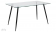 Трапезна маса Уилма неразтегателни стъкло с черно - изглед 1 - МебелМаг Трапезна маса Уилма неразтегателни стъкло с черно - изглед 1