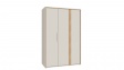 Гардероб Векслин трикрилни пясък с дъб маувела - изглед 3 - МебелМаг Гардероб Векслин трикрилни пясък с дъб маувела - изглед 3