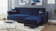 Ъглов диван Дестини универсален ъгъл син - изглед 3 - МебелМаг Ъглов диван Дестини универсален ъгъл син - изглед 3