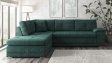 Ъглов диван Бали с посока зелен - изглед 2