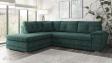 Ъглов диван Бали с посока зелен - изглед 1