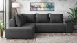 Ъглов диван Билбао с посока графит - изглед 2