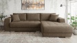 Ъглов диван Бомбай с посока кафяв - изглед 2 - МебелМаг Ъглов диван Бомбай с посока кафяв - изглед 2