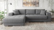 Ъглов диван Бомбай с посока сив - изглед 2 - МебелМаг Ъглов диван Бомбай с посока сив - изглед 2