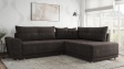 Ъглов диван Фабио с посока кафяв - изглед 1 - МебелМаг Ъглов диван Фабио с посока кафяв - изглед 1