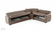 Ъглов диван Гранд универсален ъгъл кафяв - изглед 7