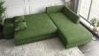 Ъглов диван Монтело с посока зелен - изглед 4