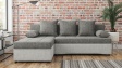 Ъглов диван Селин сив със светло сиво - изглед 4