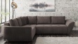 Ъглов диван Сиера с посока кафяв - изглед 2 - МебелМаг Ъглов диван Сиера с посока кафяв - изглед 2