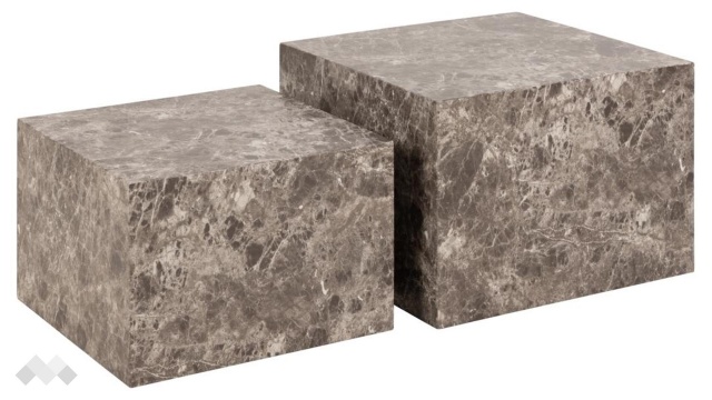 Холна маса Заре комплект маси кафяв мрамор - МебелМаг Холна маса Заре комплект маси кафяв мрамор