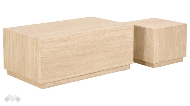 Холна маса Заре комплект маси травертин - МебелМаг Холна маса Заре комплект маси травертин