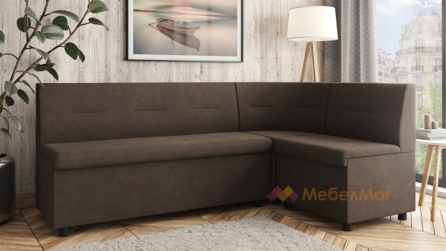 Кухненски ъгъл Боян универсален ъгъл кафяв