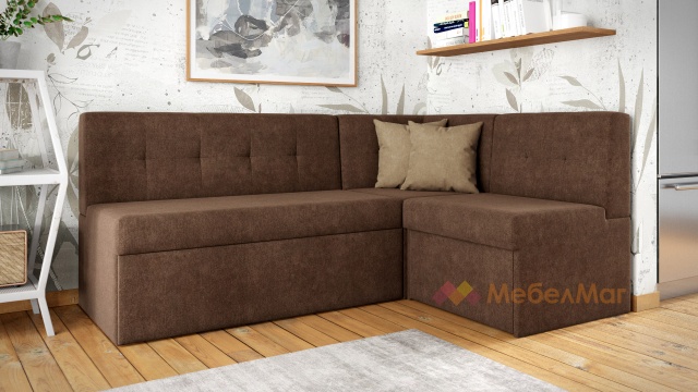 Кухненски ъгъл Марио универсален ъгъл кафяв