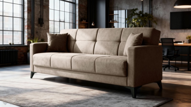 Диван Мира триместни кафяв