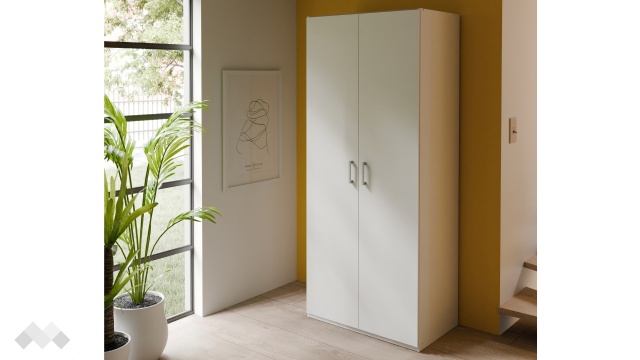 Гардероб Беатрис двукрилни бял