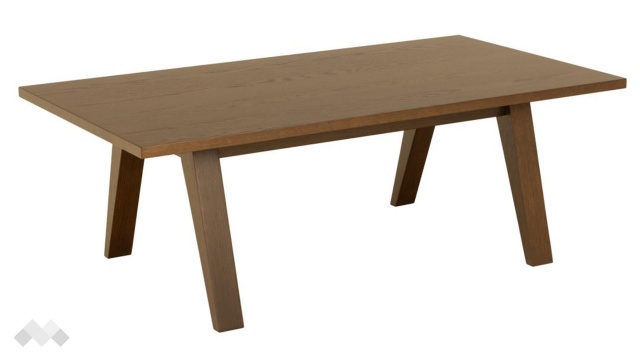 Холна маса Алайн тъмен дъб натурал - МебелМаг Холна маса Алайн тъмен дъб натурал