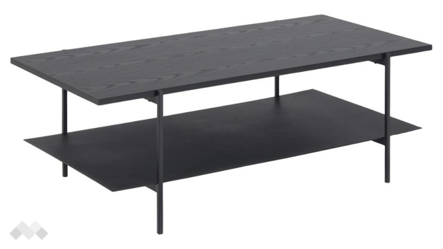 Холна маса Ангъс черен мат