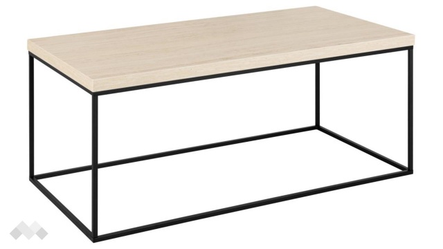 Холна маса Бароса травертин с черно