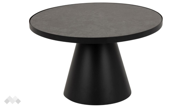 Холна маса Соли черен с черен мат