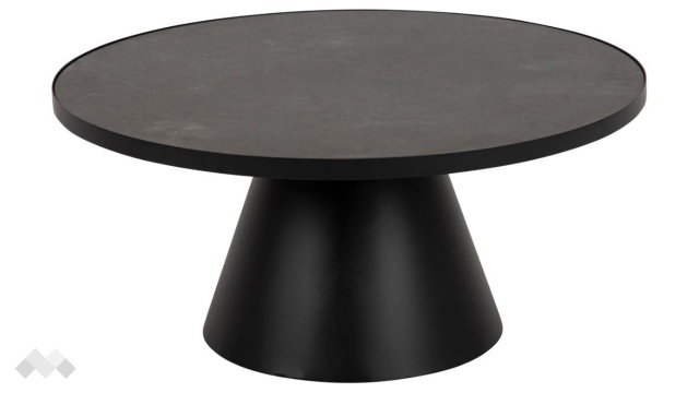 Холна маса Соли черен с черен мат - МебелМаг Холна маса Соли черен с черен мат