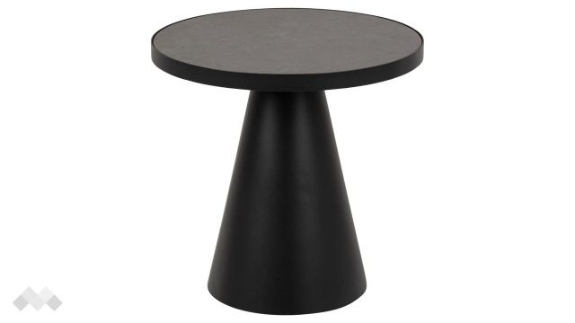 Холна маса Соли черен с черен мат - МебелМаг Холна маса Соли черен с черен мат