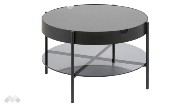 Холна маса Типтън опушен с черно