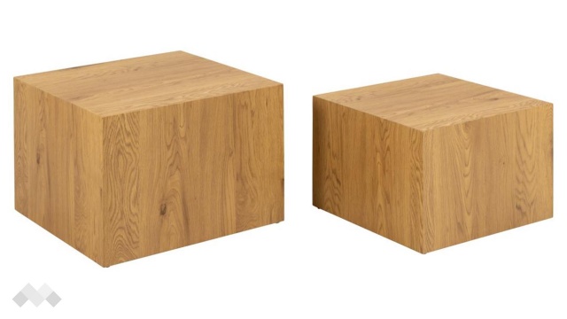 Холна маса Заре комплект маси тъмен дъб - МебелМаг Холна маса Заре комплект маси тъмен дъб