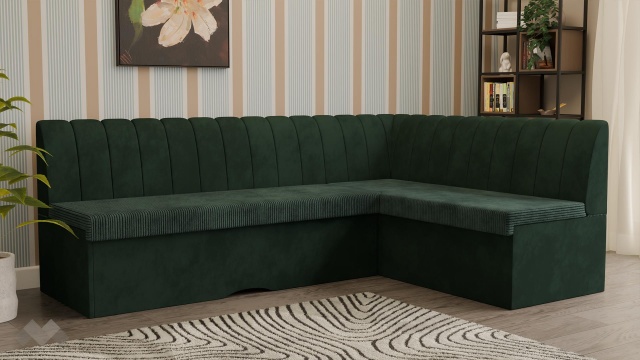 Кухненски ъгъл Кариби с посока зелен