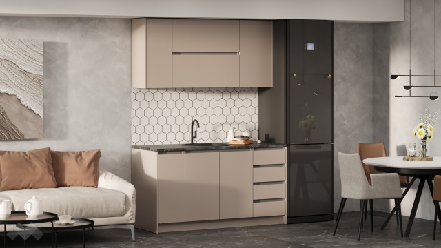 Кухня Норд А2 модулни кашмир със сиво