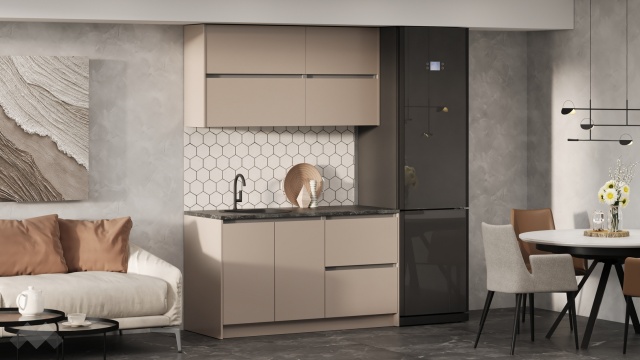 Кухня Норд А3 модулни кашмир със сиво